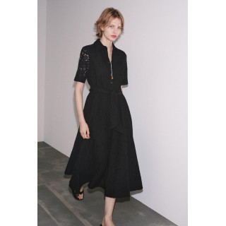 ПЛАТЬЕ-РУБАШКА С ВЫШИВКОЙ — ZW COLLECTION