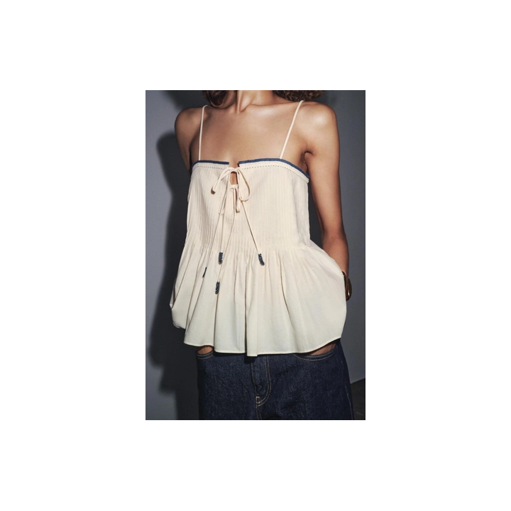 ТОП С КОНТРАСТНОЙ ОТДЕЛКОЙ — ZW COLLECTION