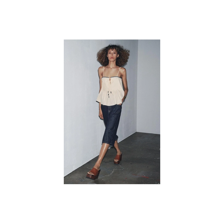 ТОП С КОНТРАСТНОЙ ОТДЕЛКОЙ — ZW COLLECTION