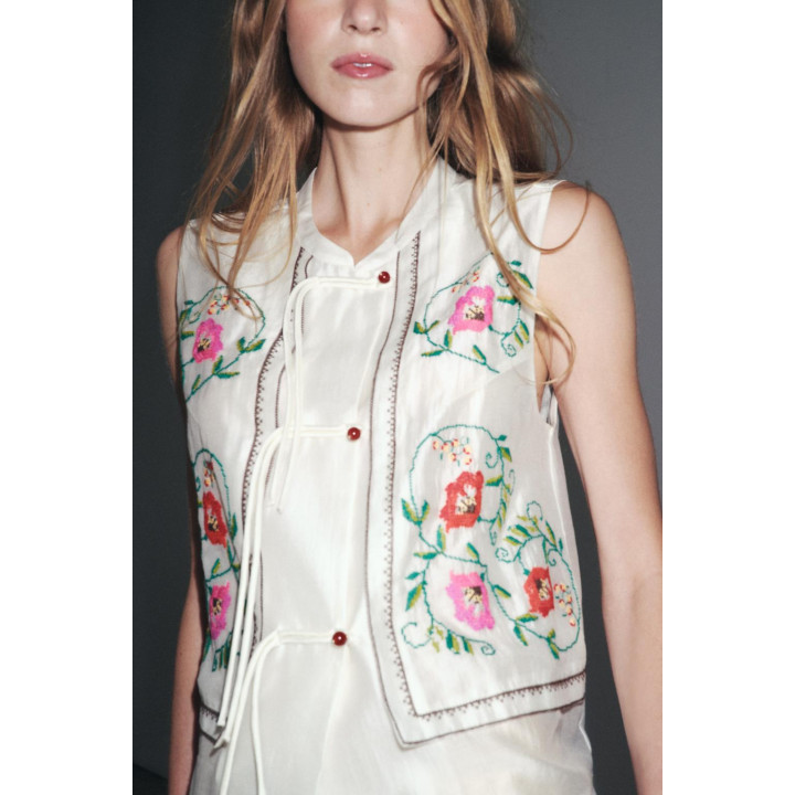 ТОП С ВЫШИВКОЙ «ЦВЕТЫ»