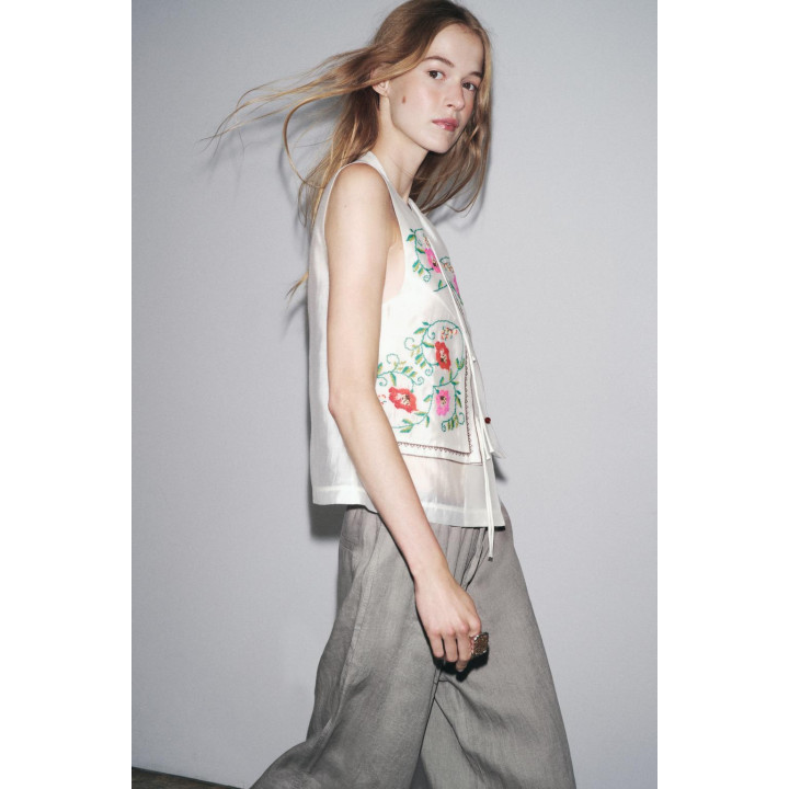 ТОП С ВЫШИВКОЙ «ЦВЕТЫ»