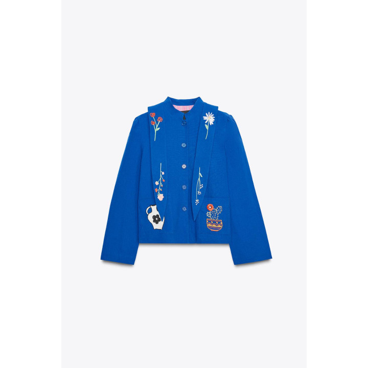 КУРТКА С ВЫШИВКОЙ