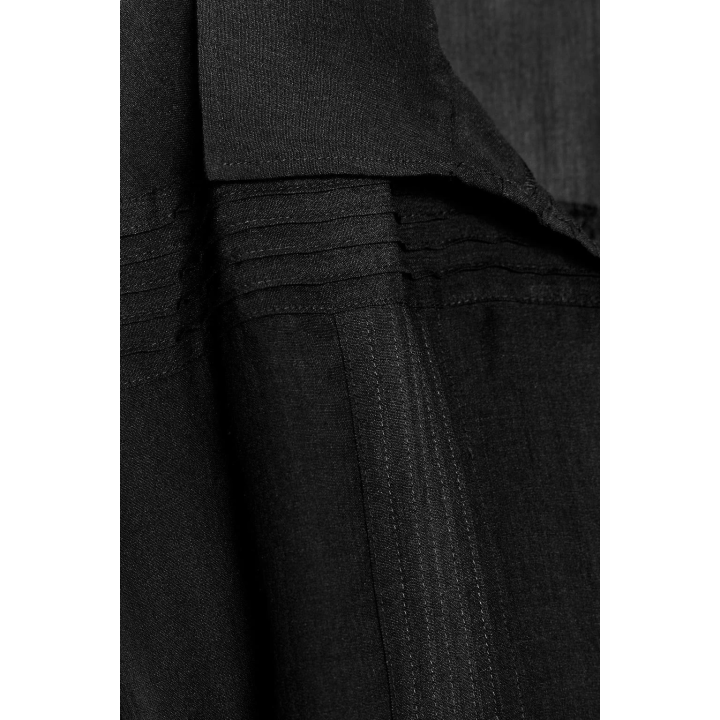 РУБАШКА ИЗ СМЕСИ РАМИ СО СБОРКАМИ — ZW COLLECTION