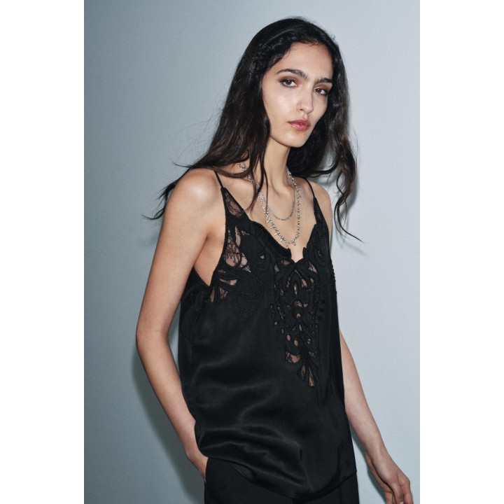 КРУЖЕВНОЙ ТОП — ZW COLLECTION