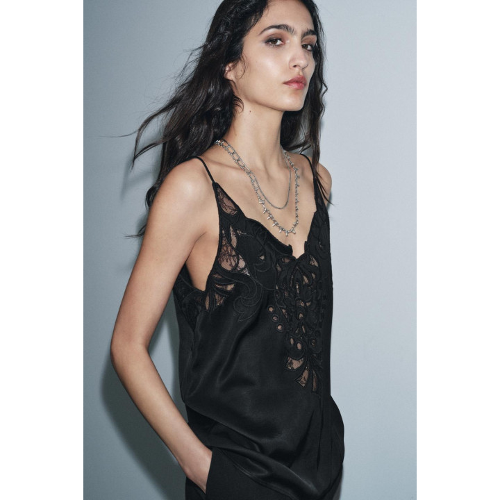 КРУЖЕВНОЙ ТОП — ZW COLLECTION