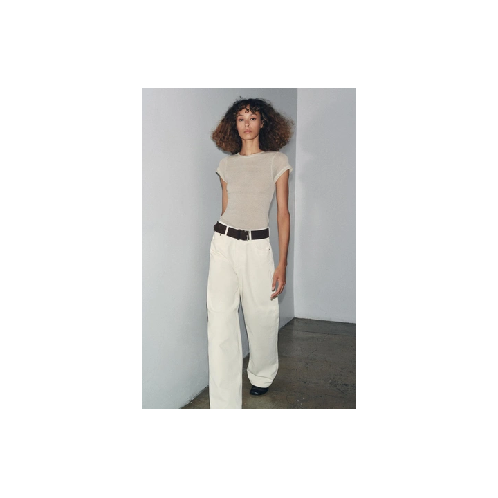 ФУТБОЛКА ИЗ ШЕРСТИ С КОРОТКИМ РУКАВОМ