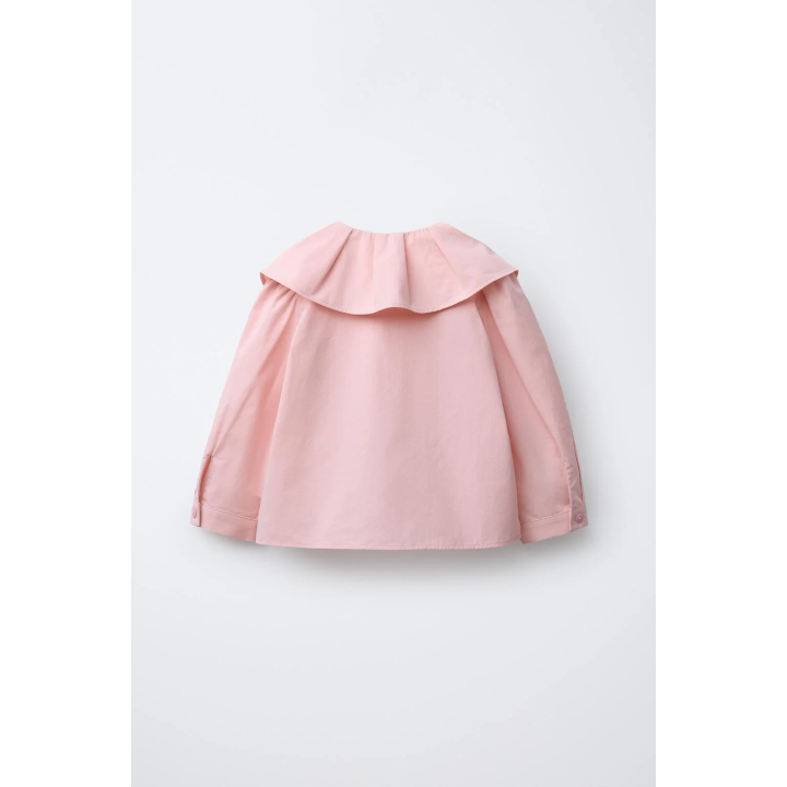 РУБАШКА С КРУГЛЫМ ВОРОТНИКОМ