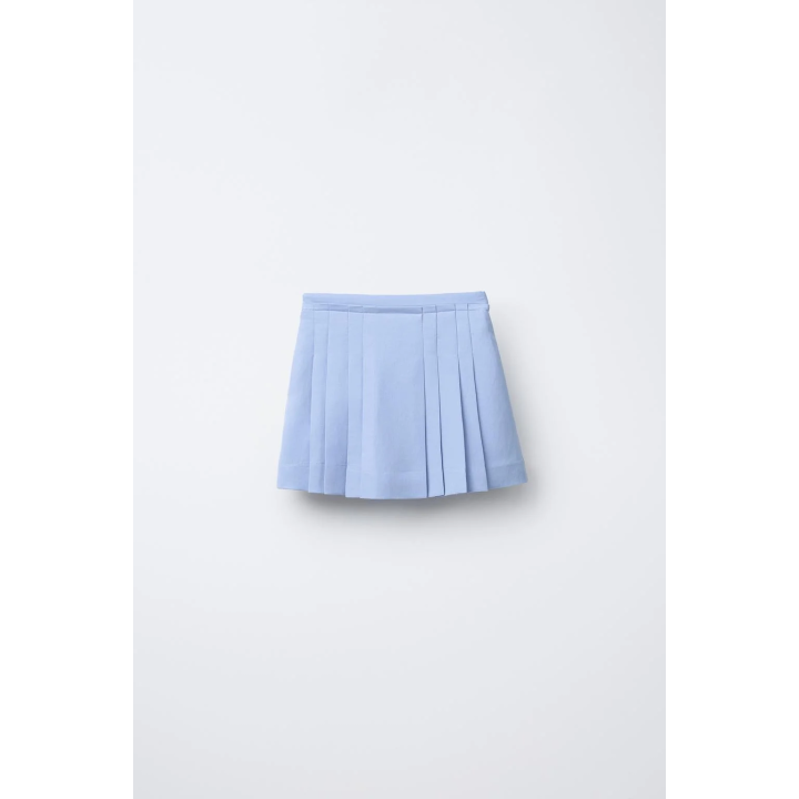 ЮБКА СТРУЯЩЕГОСЯ КРОЯ В СКЛАДКУ