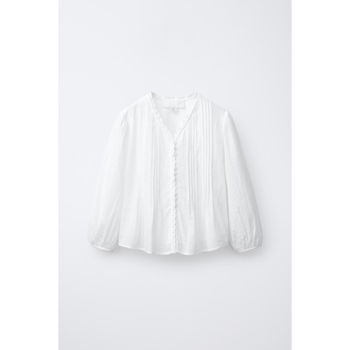 РУБАШКА В РОМАНТИЧЕСКОМ СТИЛЕ СО СБОРКАМИ