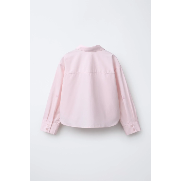 РУБАШКА С ЦВЕТАМИ И БУСИНАМИ