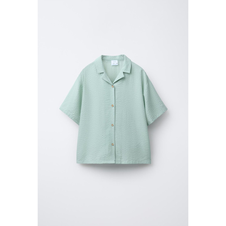 ПИЖАМА SEERSUCKER В ПОЛОСКУ ДЛЯ ДЕВОЧЕК 6-14 ЛЕТ