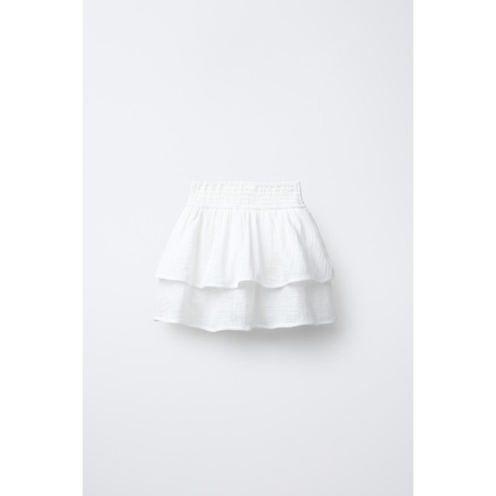 ЮБКА-ШОРТЫ С ВОЛАНАМИ И ЗАКЛЕПКАМИ