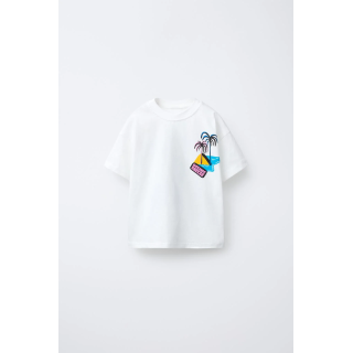 ФУТБОЛКА С ПРИНТОМ ПАЛЬМ