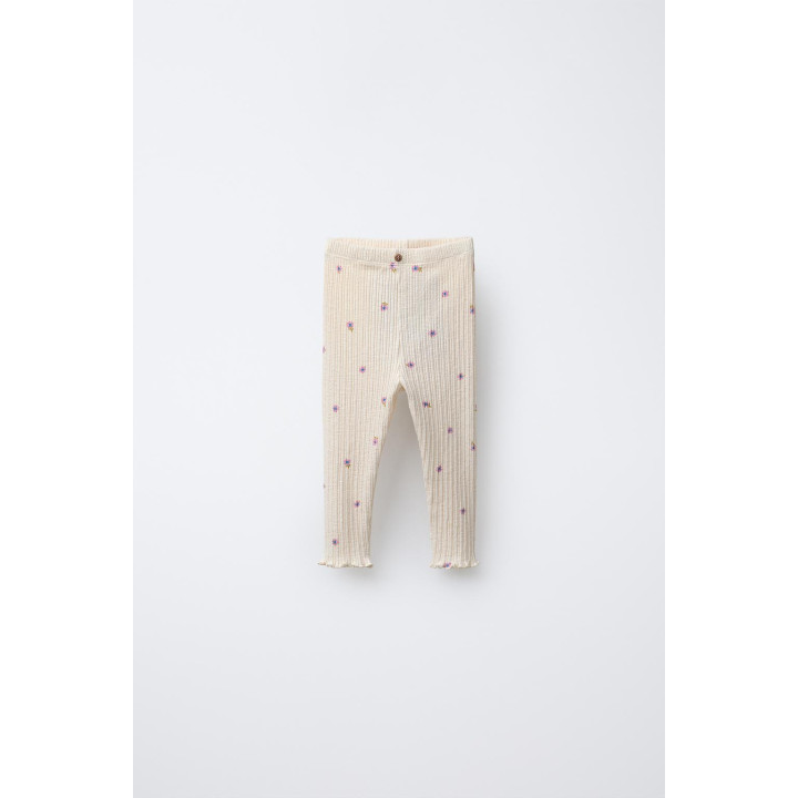 ЛЕГИНСЫ С ЦВЕТОЧНЫМ РИСУНКОМ