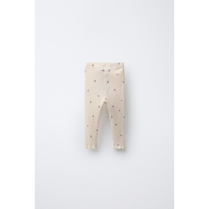 ЛЕГИНСЫ С ЦВЕТОЧНЫМ РИСУНКОМ