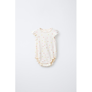 Комбинезон с оборками и фруктовым принтом