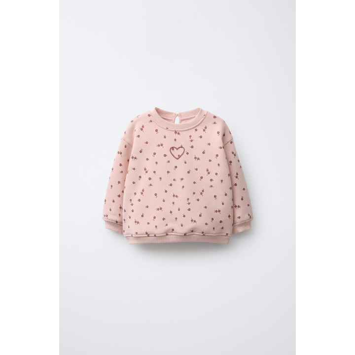 ТОЛСТОВКА С ЦВЕТОЧНЫМ ПРИНТОМ