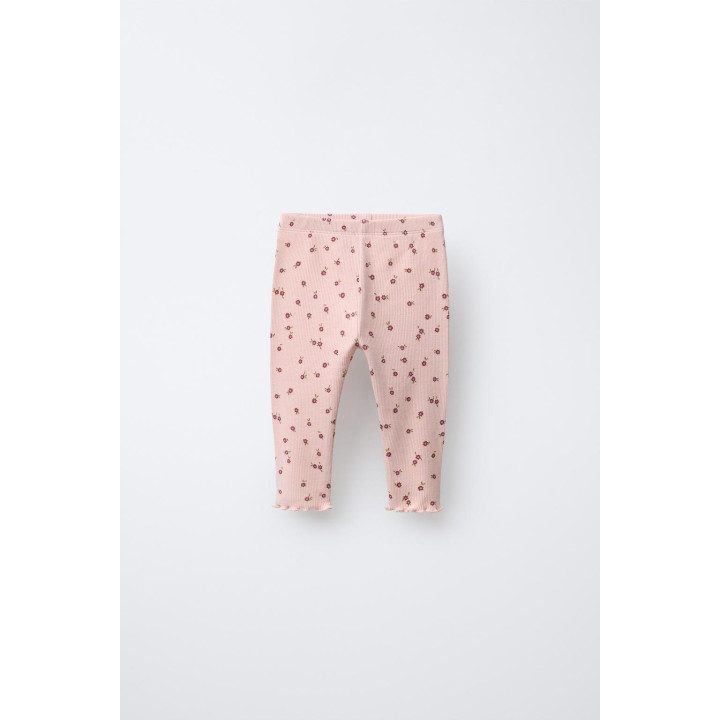 ЛЕГИНСЫ В РУБЧИК С ЦВЕТОЧНЫМ ПРИНТОМ