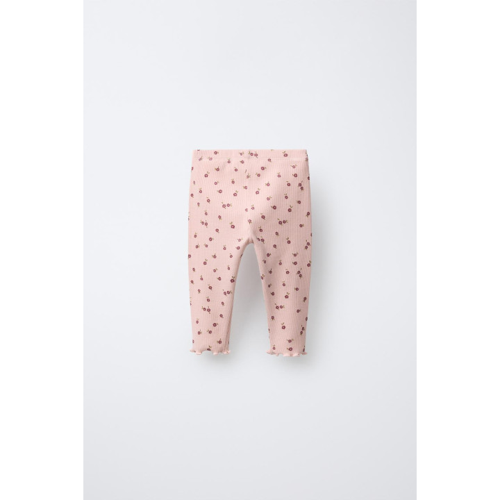 ЛЕГИНСЫ В РУБЧИК С ЦВЕТОЧНЫМ ПРИНТОМ