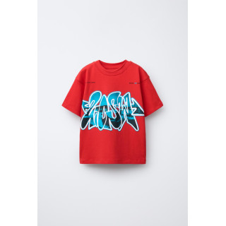 ФУТБОЛКА С ГРАФФИТИ-ПРИНТОМ