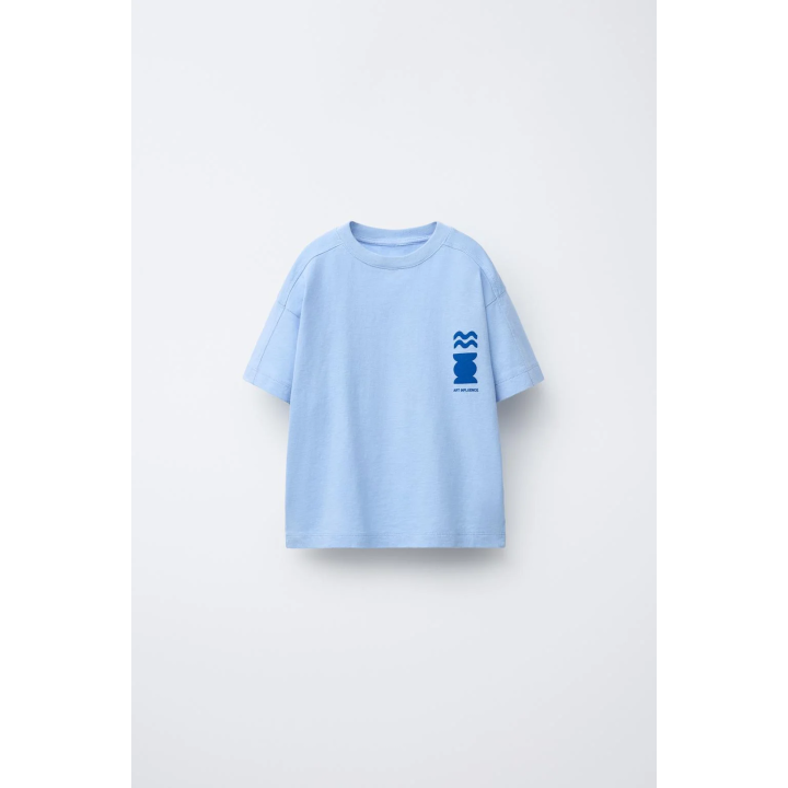 ФУТБОЛКА GARMENT DYE С ПРИНТОМ