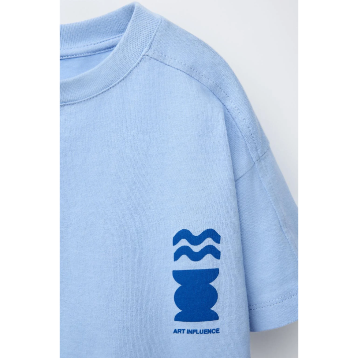 ФУТБОЛКА GARMENT DYE С ПРИНТОМ