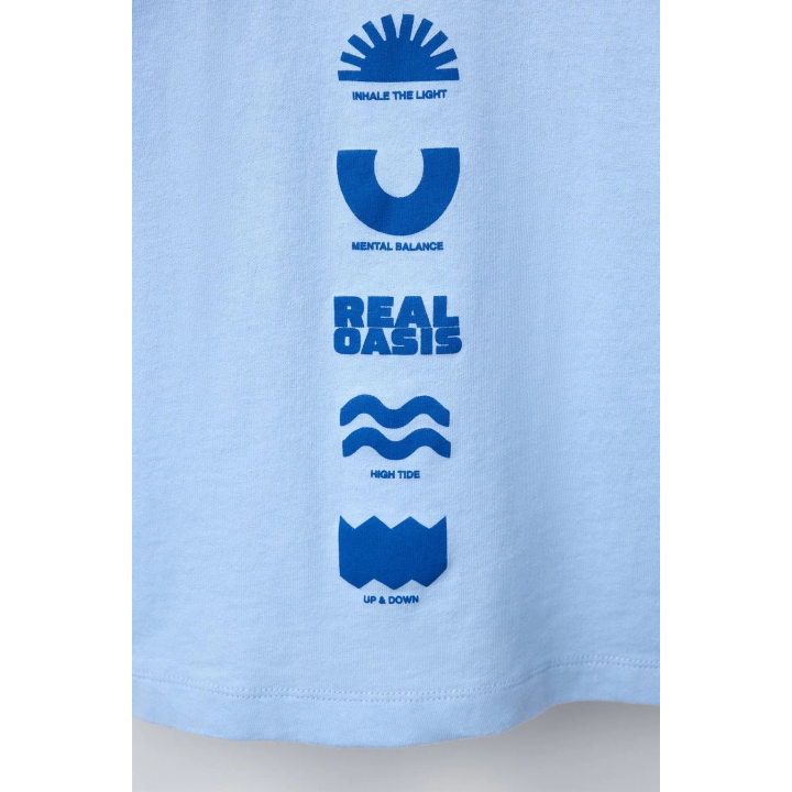 ФУТБОЛКА GARMENT DYE С ПРИНТОМ