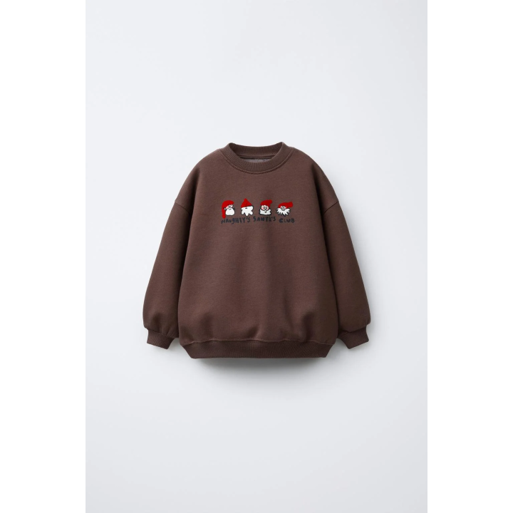 ТОЛСТОВКА «ДЕД МОРОЗ» С РЕЛЬЕФНЫМ ПРИНТОМ