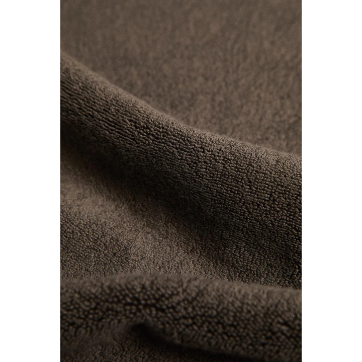 HIGH-WAIST CROSSOVER WAIST MOM FIT TRF DENIM BERMUDA SHORTS