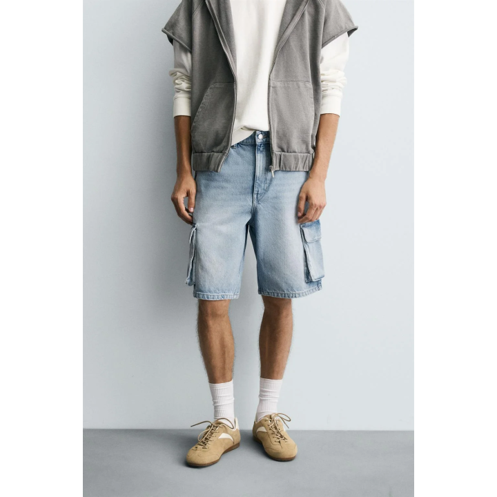 ДЖИНСОВЫЕ ШОРТЫ КАРГО