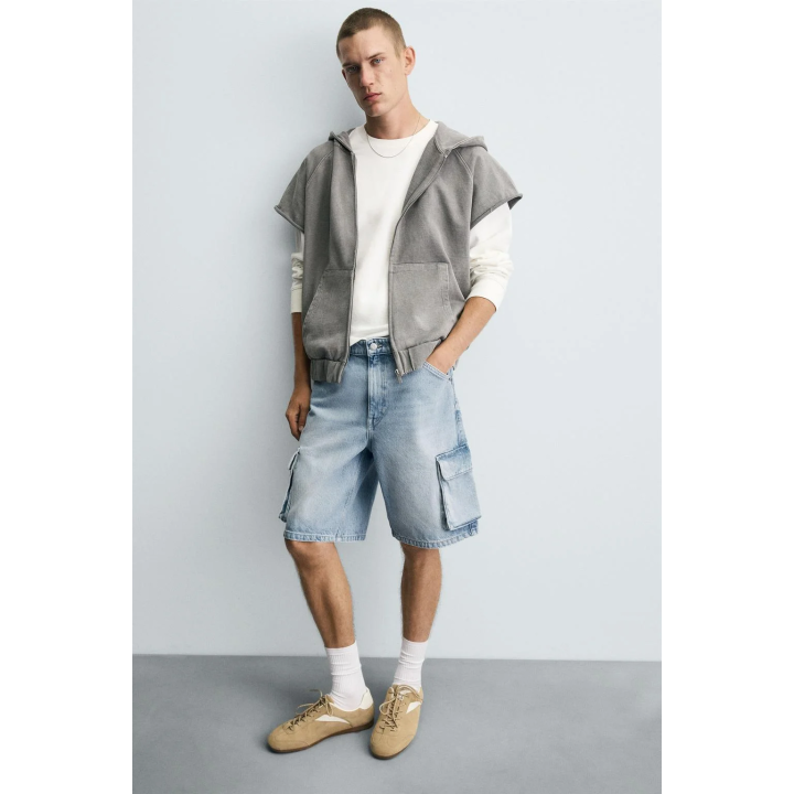 ДЖИНСОВЫЕ ШОРТЫ КАРГО