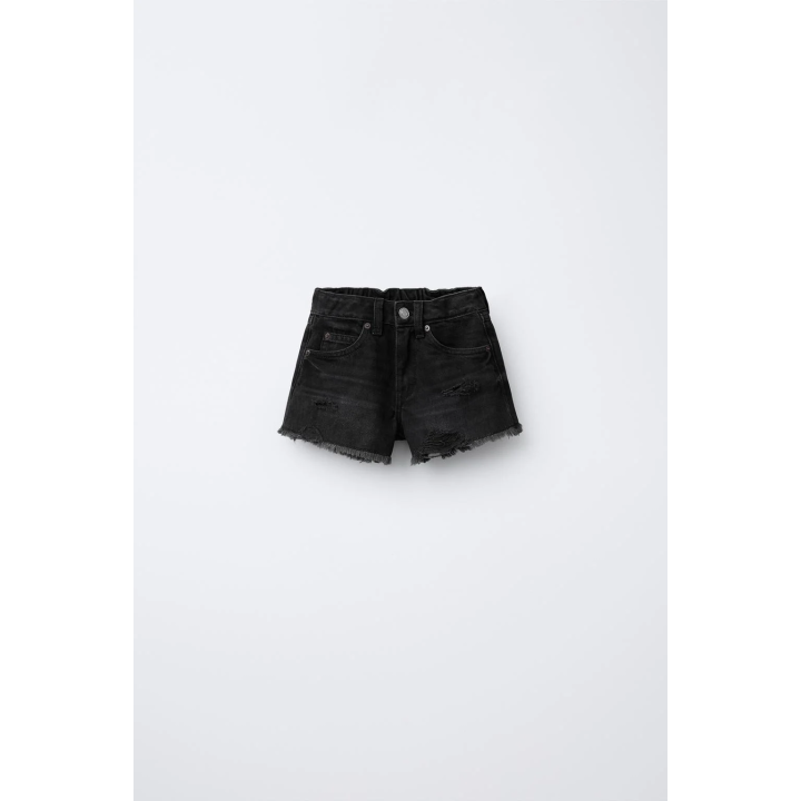 ДЖИНСОВЫЕ ШОРТЫ С РАЗРЕЗАМИ