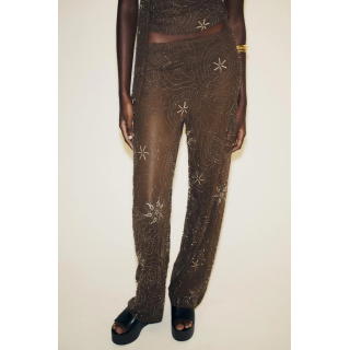 БРЮКИ С БУСИНАМИ И ПАЙЕТКАМИ