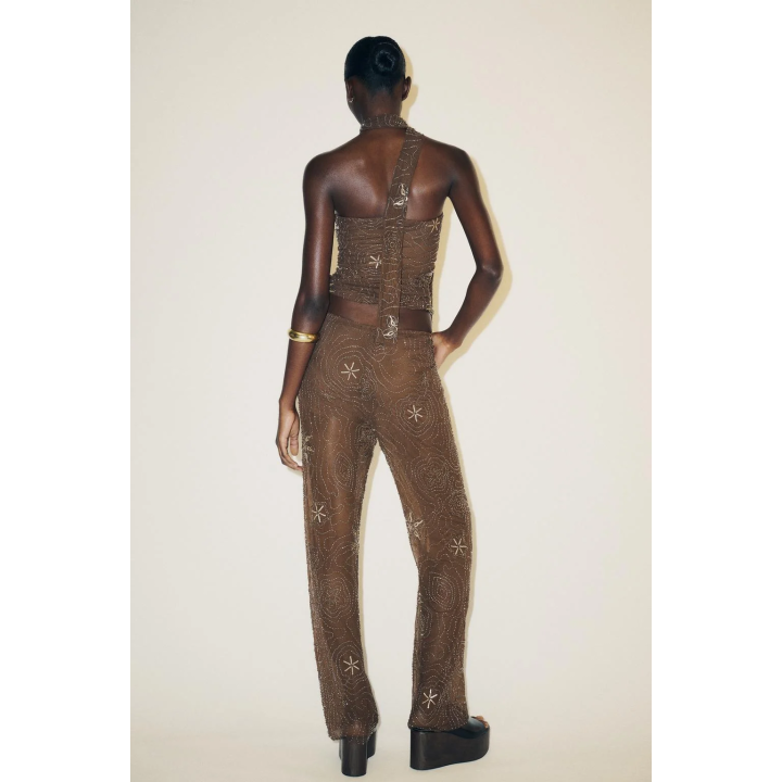 БРЮКИ С БУСИНАМИ И ПАЙЕТКАМИ