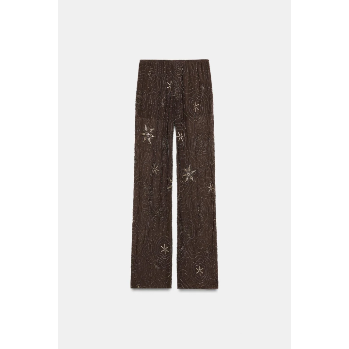 БРЮКИ С БУСИНАМИ И ПАЙЕТКАМИ