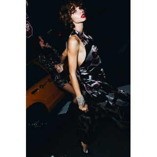 ТОП С ГОРЛОВИНОЙ ХАЛТЕР И БАХРОМОЙ ИЗ БАРХАТА