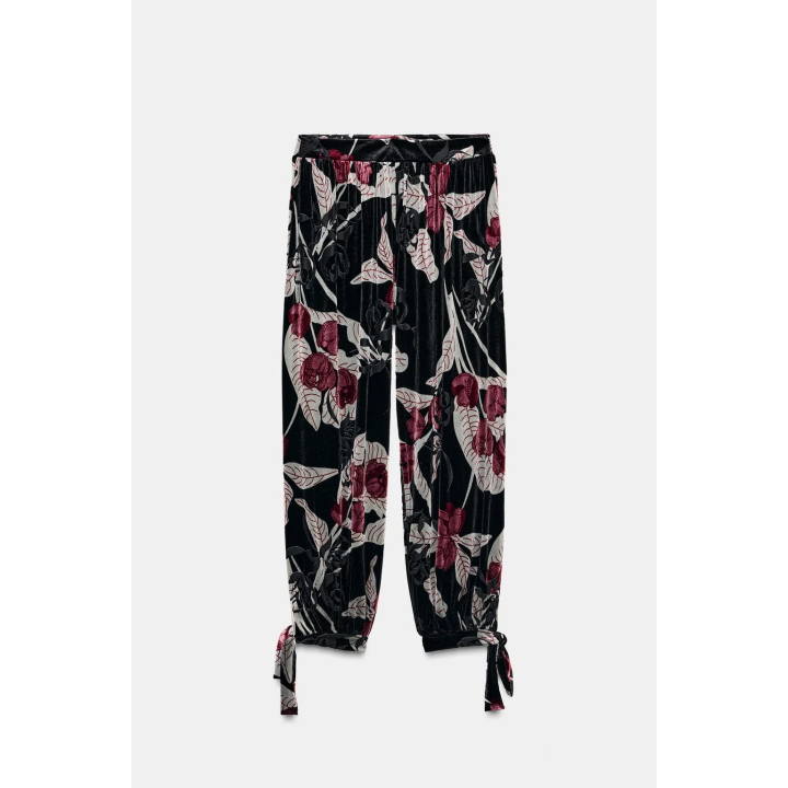 БАРХАТНЫЕ БРЮКИ-ШАРОВАРЫ