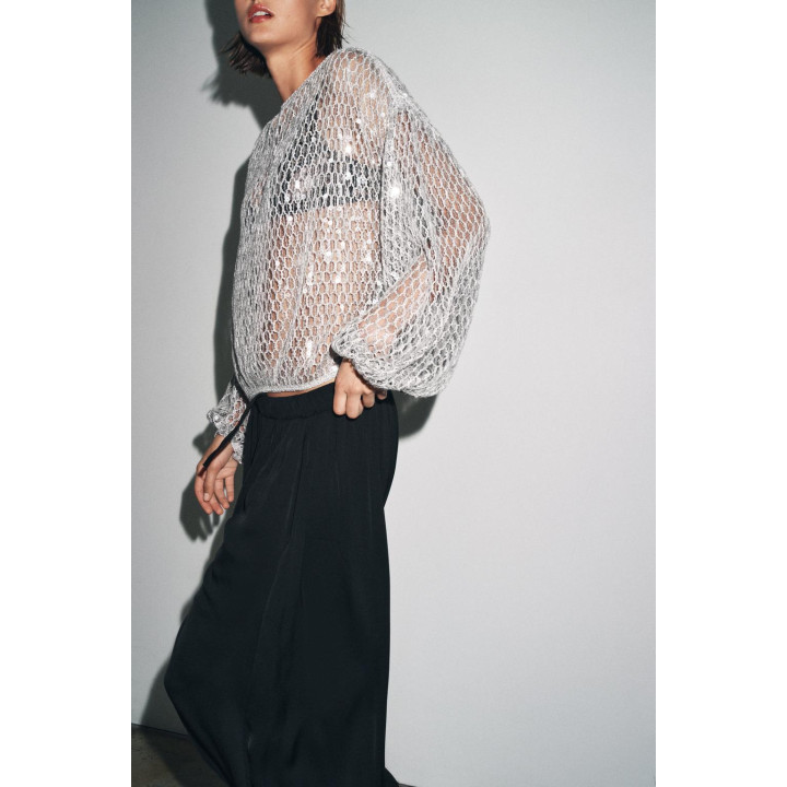 ТОП С ПАЙЕТКАМИ — ZW COLLECTION