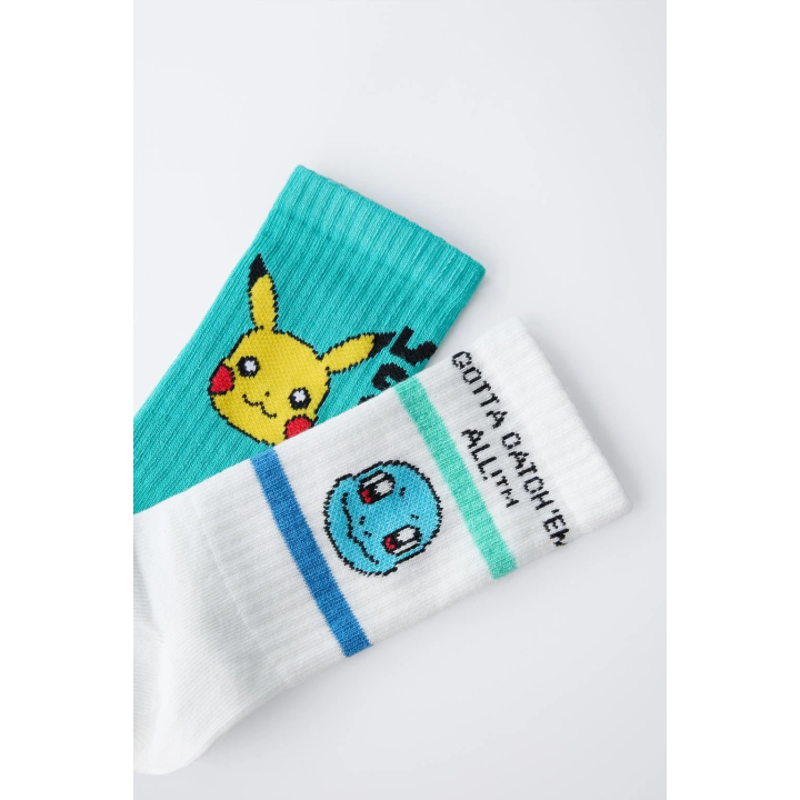Носки 2 шт. с принтом пикачу покемон ™
