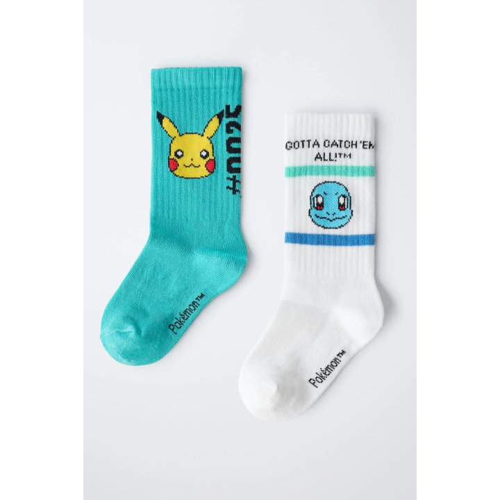 Носки 2 шт. с принтом пикачу покемон ™