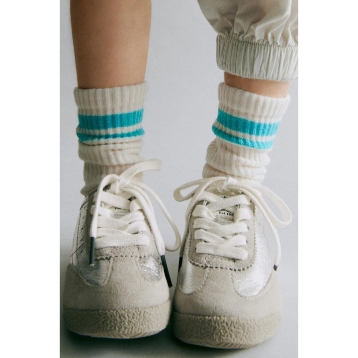 Набор из трех длинных носков в полоску