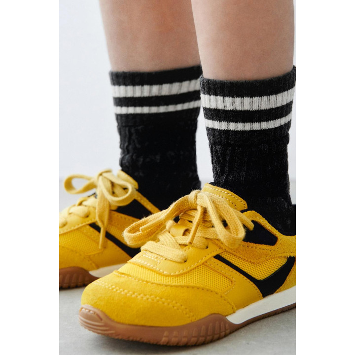 Набор из двух пар полосатых длинных носков