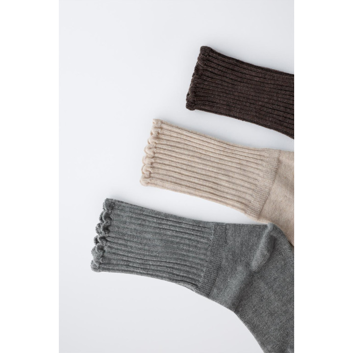 Набор из 3 пар длинных носков с волновым узором