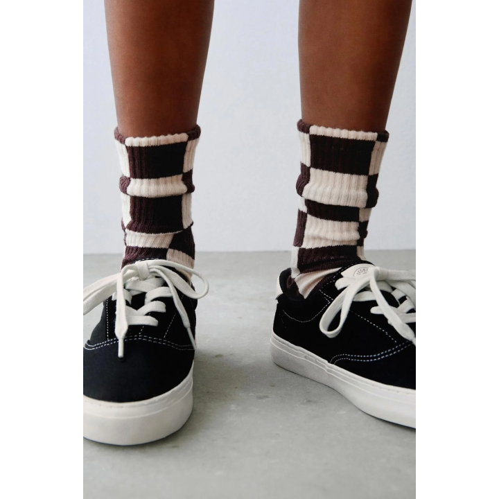 Носки в клетку, упаковка из 2 штук