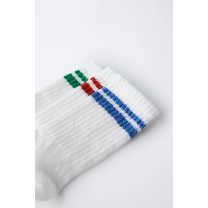 Набор из 3 пар полосатых длинных носков