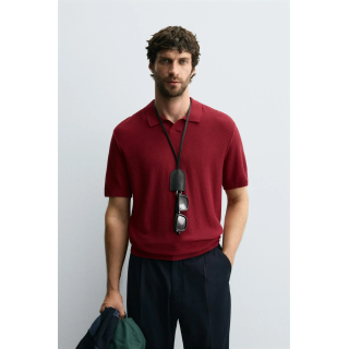 ПОЛО ИЗ РЕЛЬЕФНОГО ТРИКОТАЖА