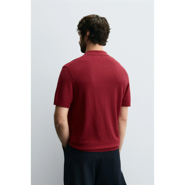 ПОЛО ИЗ РЕЛЬЕФНОГО ТРИКОТАЖА