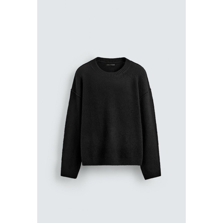 СВИТЕР С РЕЛЬЕФНЫМИ ШВАМИ