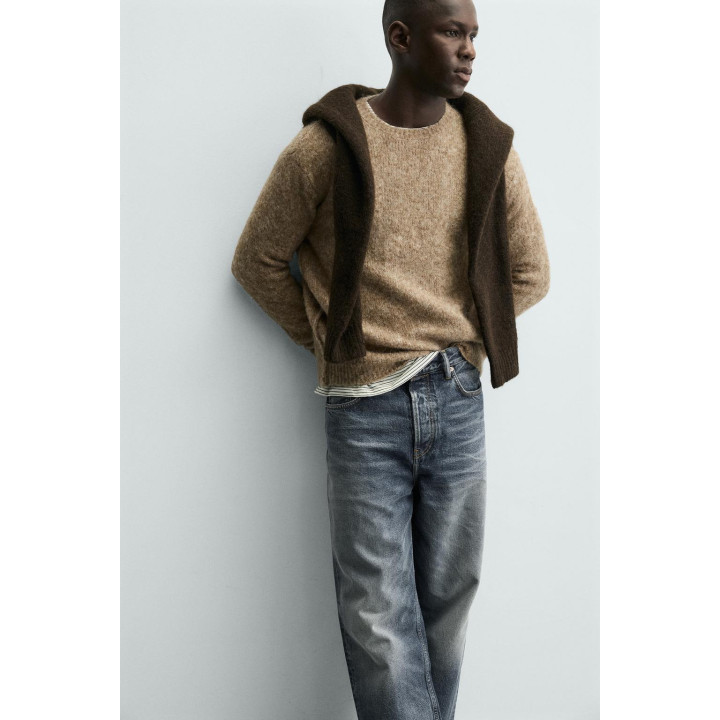 Текстурированный свитер из шерсти