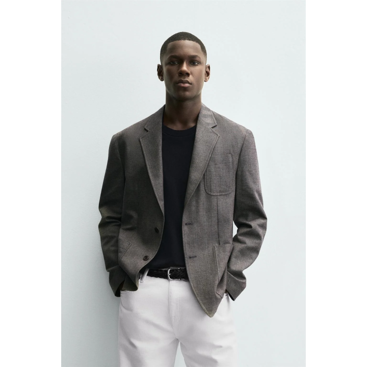 БЛЕЙЗЕР В ТЕКСТУРУ «ЁЛОЧКА»